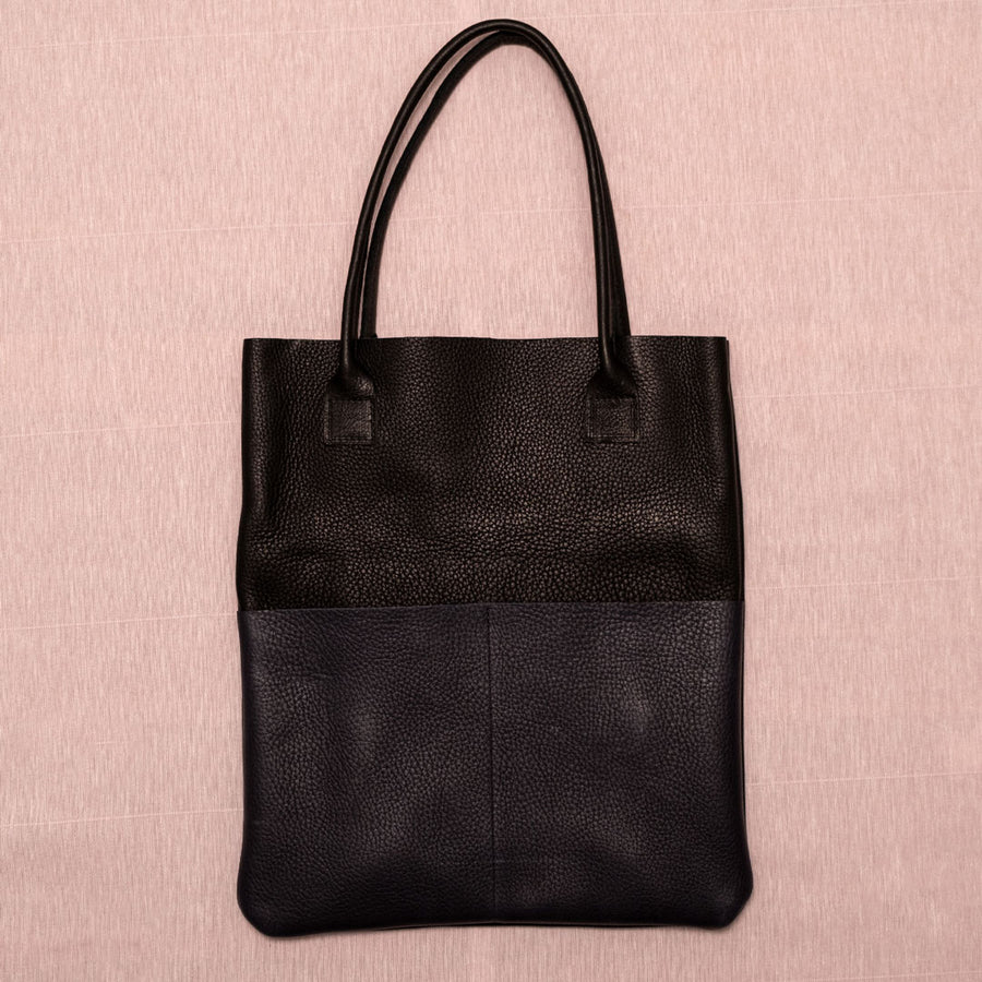 Pebbled Leather Tote Bag - Darling Spring