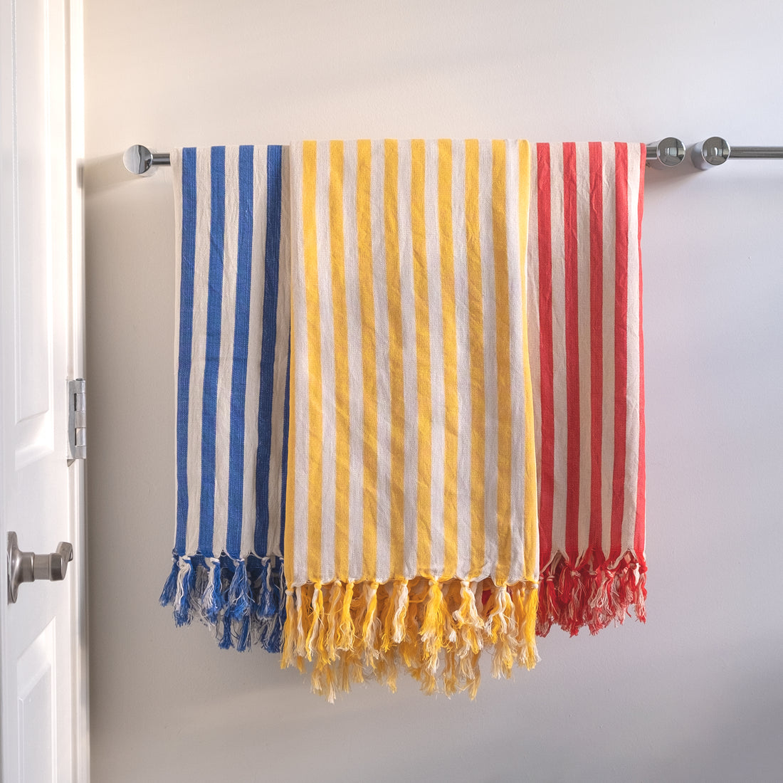 4-Piece Stripe Everyday Towel - The Turkish Towel Company