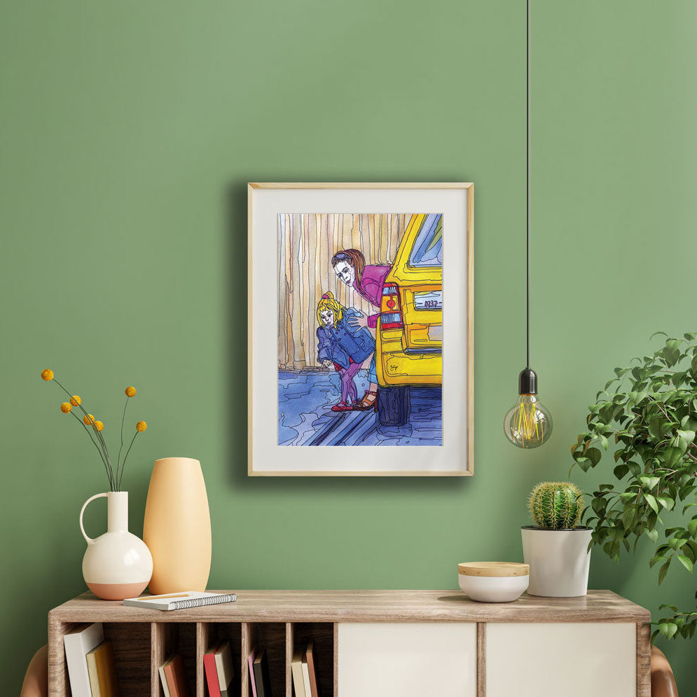 Mother and Daughter Fine Art Print