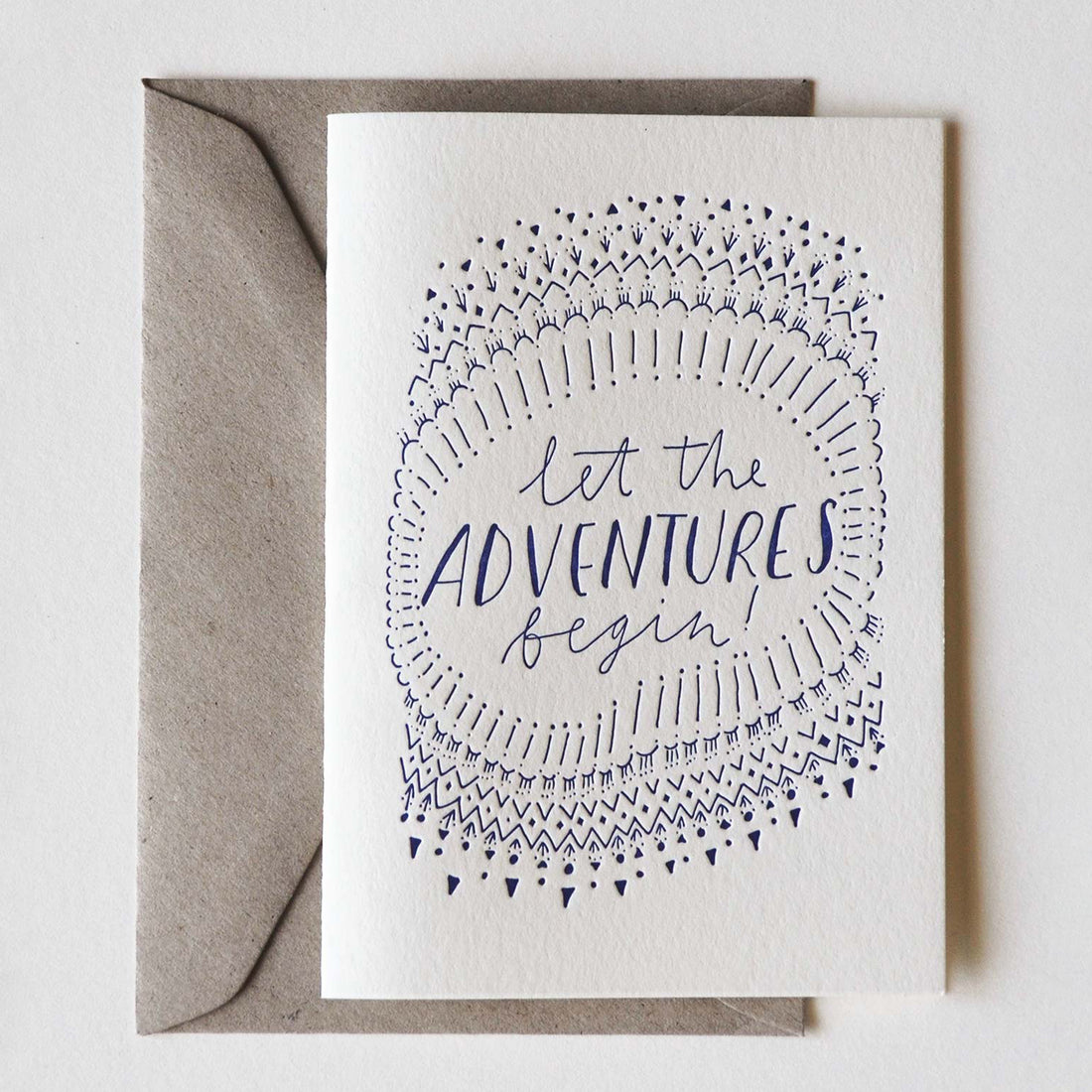 Let the Adventures Begin Greeting Card - Darling Spring